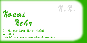 noemi nehr business card